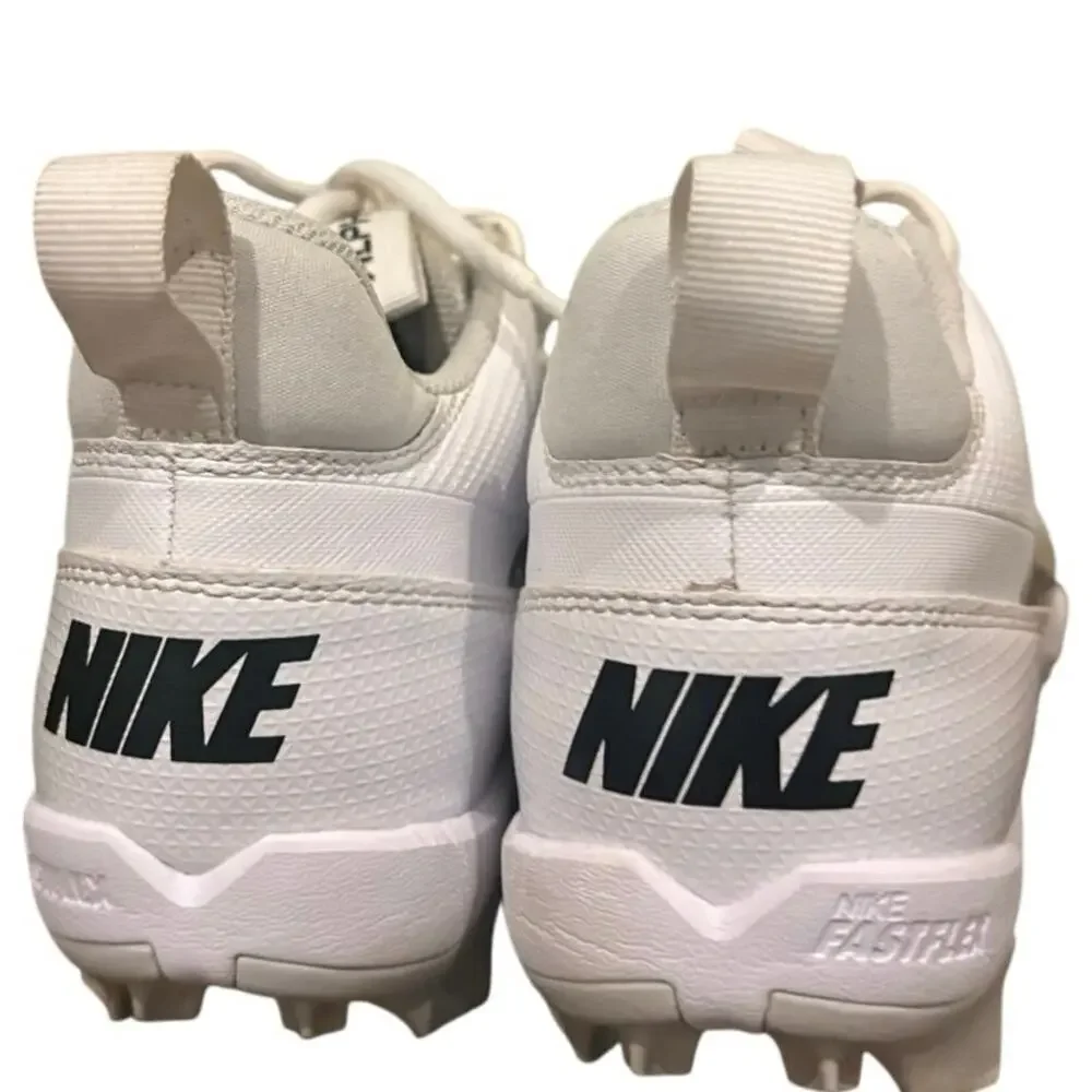 Nike Alpha Menace 4 Shark Men's Football Cleats, Size 7.5,‎ White FN0028-100